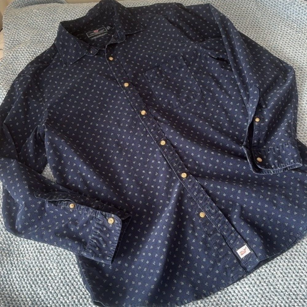 Vineyard Vines Men’s Button down By Shep and Ian